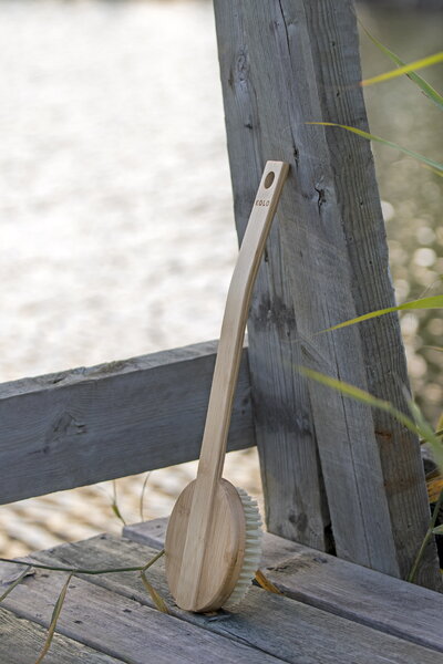 Sauna accessories, Brush 2, bamboo, Natural