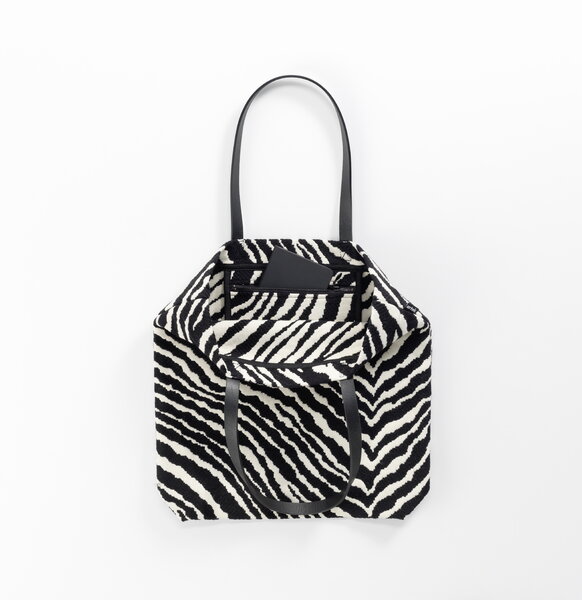 Taschen, Tragetasche Zebra, Schwarz & weiß