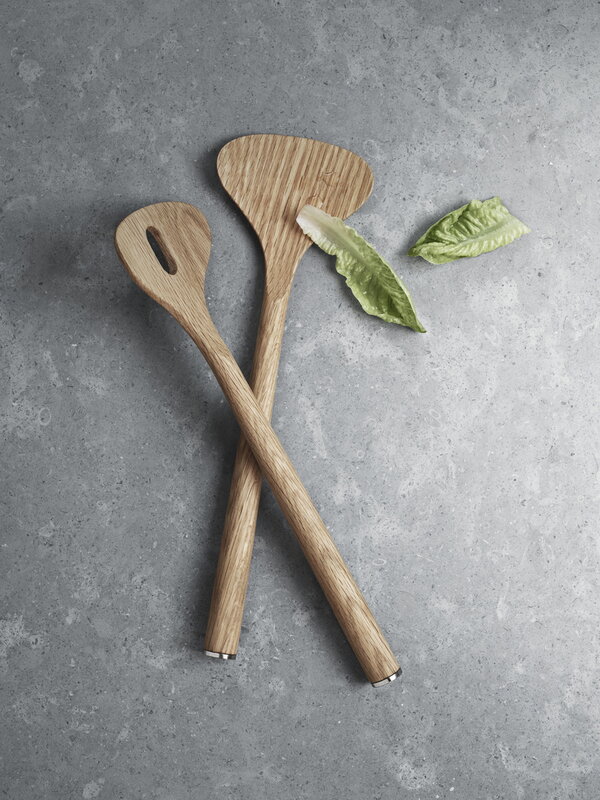 Salad servers, Alfredo salad servers, Natural