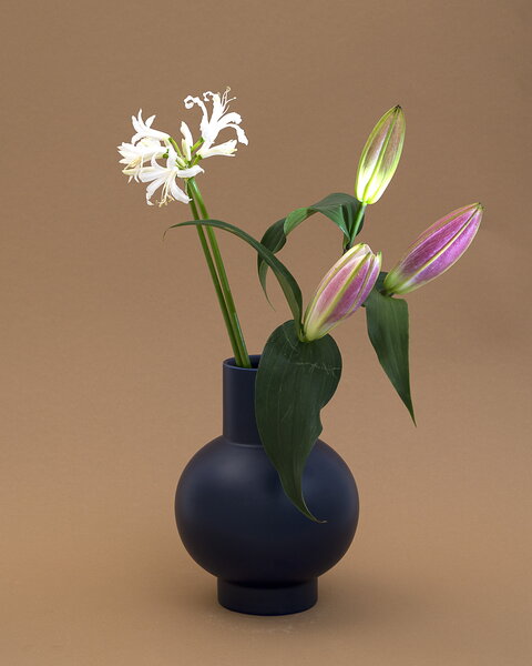 Vases, Strøm vase, blue, Blue