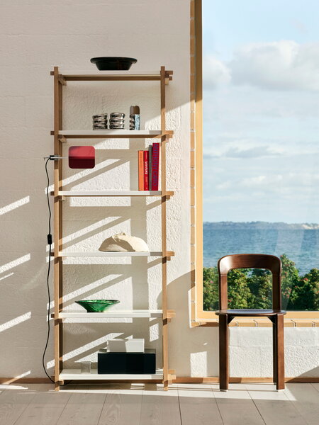 Bookcases, Woody Column shelf, high, white, White