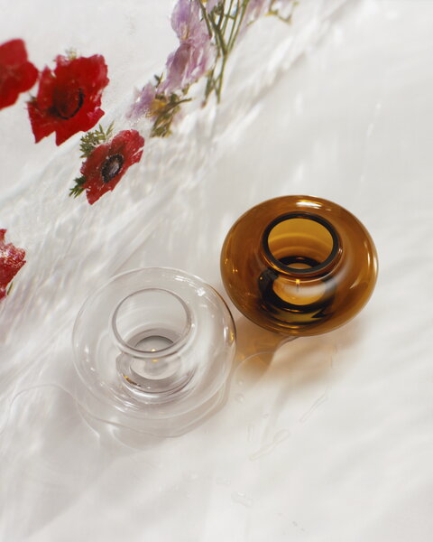 Tealight holders, Fyr candleholder, clear, Transparent