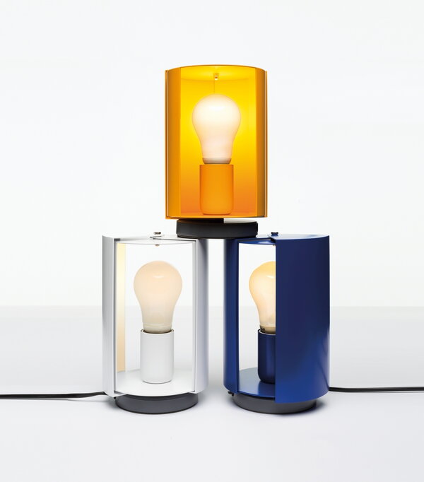 Lighting, Pivotante à Poser table lamp, blue, Blue