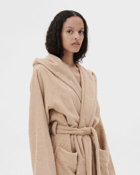 Tekla Hooded bathrobe, sienna, extra image