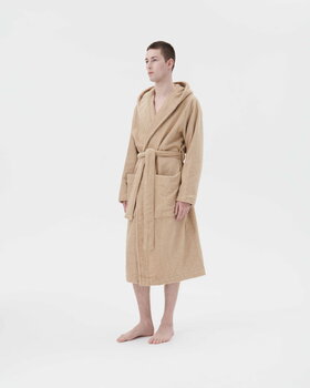 Tekla Hooded bathrobe, sienna, extra image