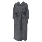 Lapuan Kankurit Terva bathrobe, black - graphite