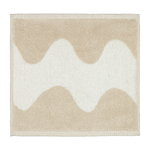 Marimekko Lokki mini towel, beige - white