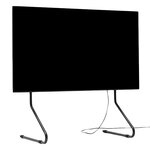 Pedestal Sway TV stand, charcoal