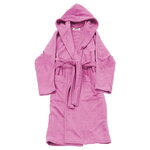 Tekla Hooded bathrobe, magenta