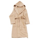 Tekla Hooded bathrobe, sienna