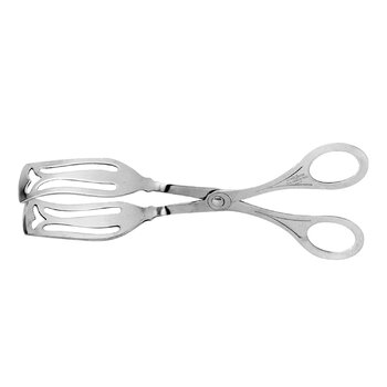 Serving, 506 pastry tongs, stainless steel, Silver