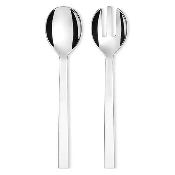 Serving, Santiago salad set, stainless steel, Silver