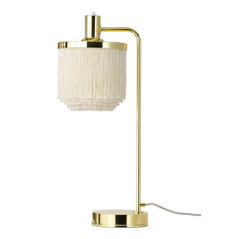 Table lamps, Fringe table lamp, cream white, White