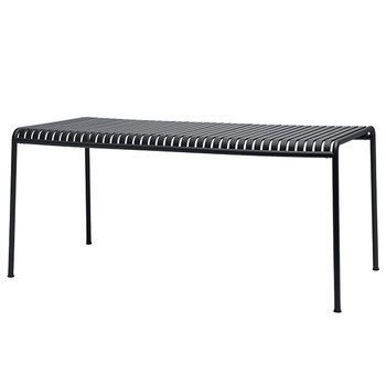 Patio tables, Palissade table, 170 x 90 cm, anthracite, Gray