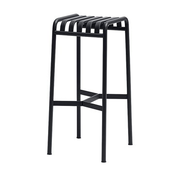 Patio chairs, Palissade bar stool, anthracite, Gray