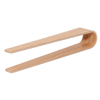 Serving, Nokka tongs, oak, Natural