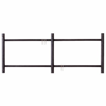 Wall shelves, Tikas wall rack, black, Black