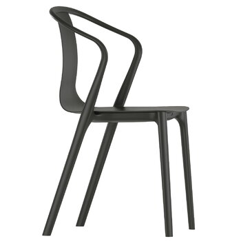 Dining chairs, Belleville armchair, black stained ash - black, Black