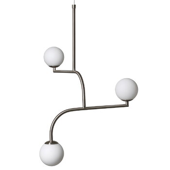 Pendant lamps, Mobil 70 pendant, nickel, Silver