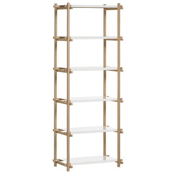 Bookcases, Woody Column shelf, high, white, White