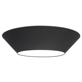 Flush ceiling lights, Halo ceiling light, large, black, Black