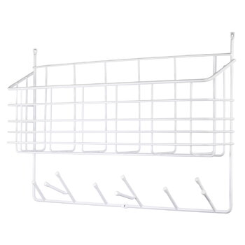 Wall coat racks, Mitten Shelf, white, White