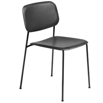 Dining chairs, Soft Edge 45 chair, black, Black