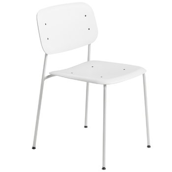 Dining chairs, Soft Edge 45 chair, white, White