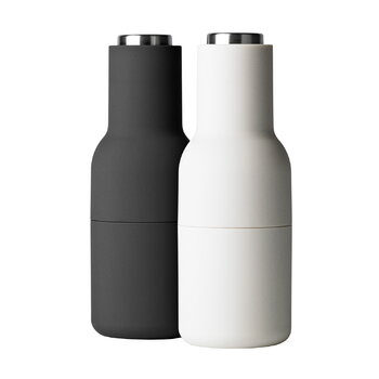 Salt & pepper, Bottle Grinder 2 pcs, ash - carbon - steel, Gray