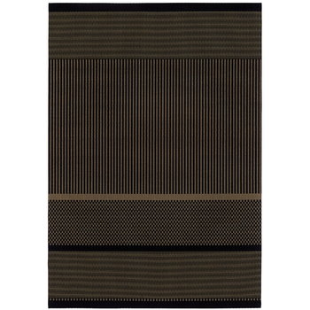 Paper yarn rugs, San Francisco carpet,  black - nutria, Black