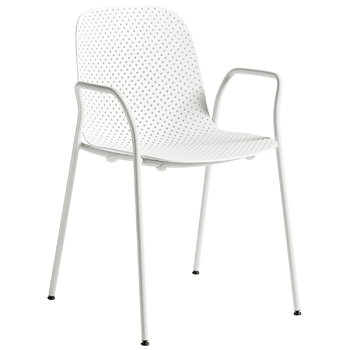 Patio chairs, 13Eighty armchair, grey white - chalk white, White