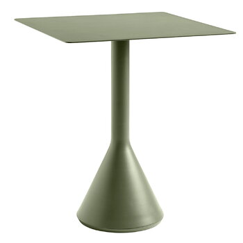 Patio tables, Palissade Cone table, 65 x 65 cm, olive, Green