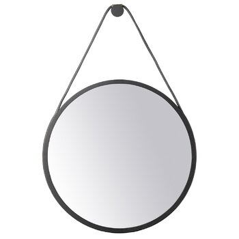 Wall mirrors, I3 Mossø mirror, 60 cm, black, Black