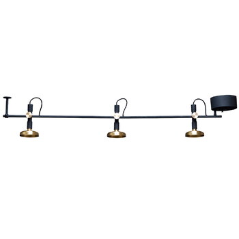 Pendant lamps, Blend 100 ceiling lamp, black-brass, Black