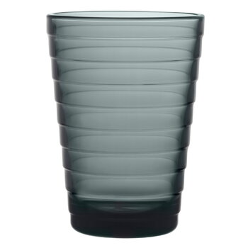 Tumblers, Aino Aalto tumbler 33 cl, 2 pcs, dark grey, Gray