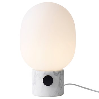 Holiday gifts, JWDA table lamp, large, white marble, White