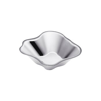 Platters & bowls, Aalto bowl 50 x 182 mm, steel, Silver