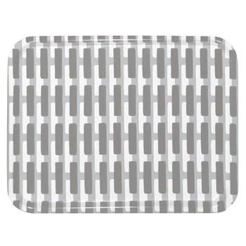 Trays, Siena tray, 43 x 33 cm, grey - light grey, Gray