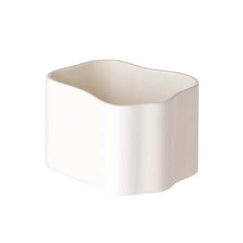 Planters & plant pots, Riihitie plant pot B, small, white gloss, White