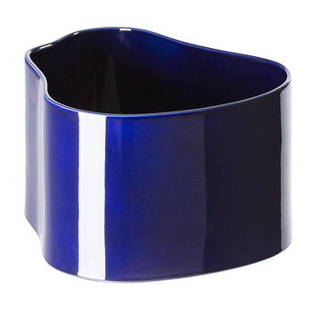 Planters & plant pots, Riihitie plant pot A, large, blue gloss, Blue