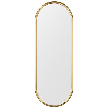 Wall mirrors, Angui mirror, 108 x 39 cm, gold, Gold