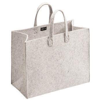 Stoffkörbe, Meno Tasche, 40 x 50 cm, Beige, recycelt, Beige