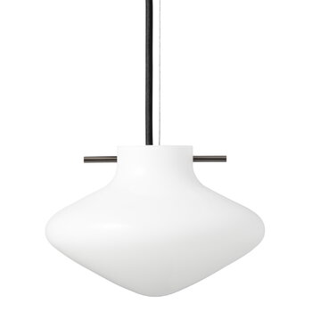 Pendant lamps, Repose pendant 175, opal - black, White