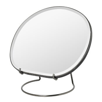 Table mirrors, Pond table mirror, dark chrome, Gray