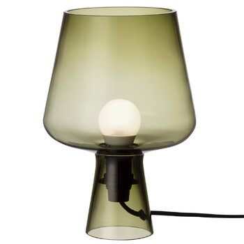 Christmas décor, Leimu table lamp 24 cm, moss green, Green