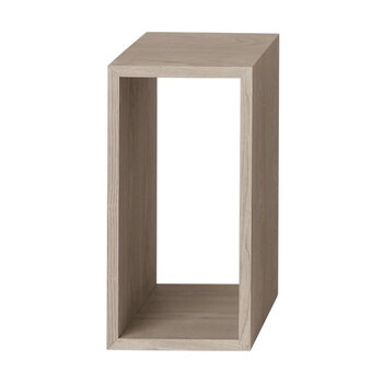 Shelving units, Stacked shelf module, small, oak, Natural