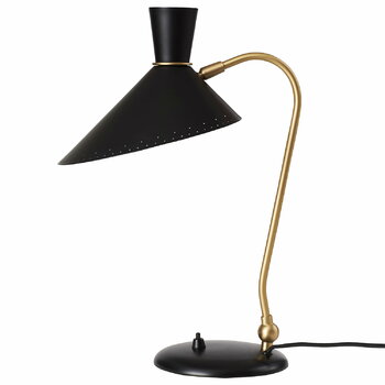 Lighting, Bloom table lamp, black, Black