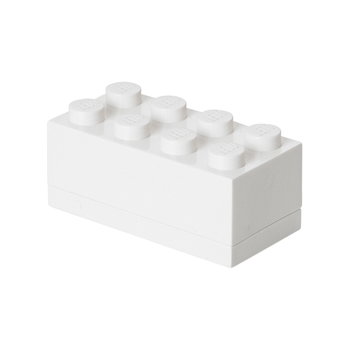 Gläser und Kisten, Lego Mini Box 8, weiß, Weiß