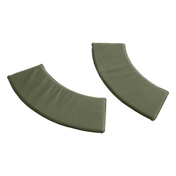 Cushions & throws, Palissade Park bench cushion, set of 2, olive, Green