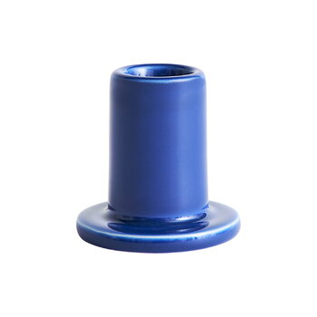 Candleholders, Tube candleholder, S, blue, Blue